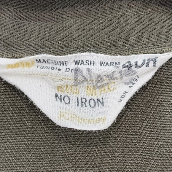 JC Penny Big Mac Men's Vintage Utility Workwear Coveralls - 40R - Picture 5 of 7